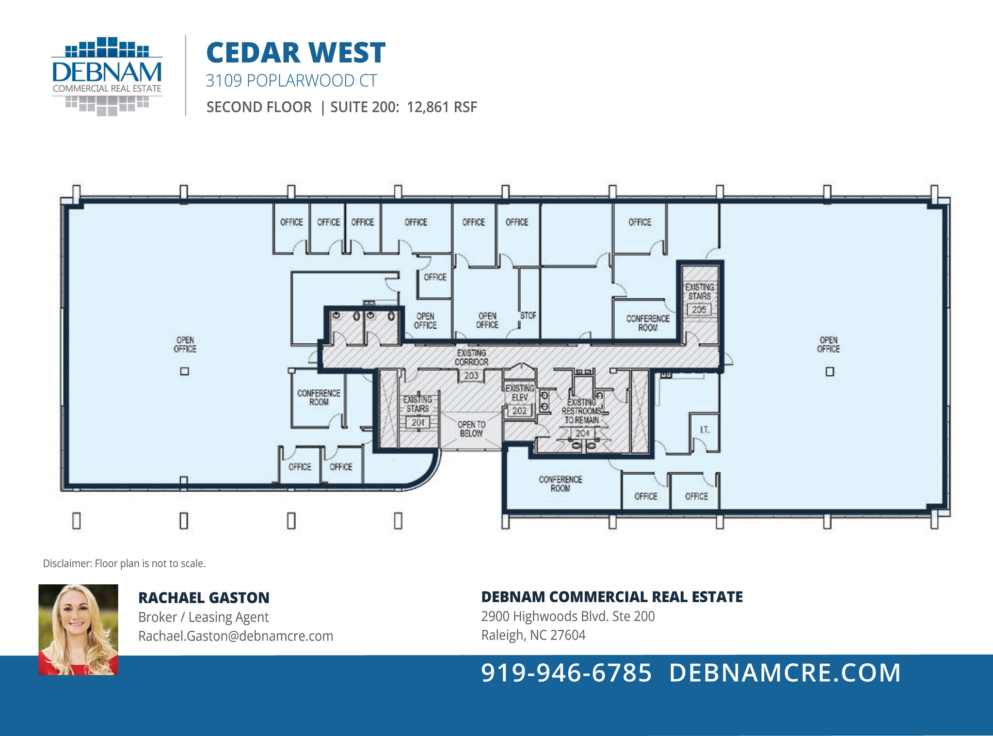 3109 Poplarwood Ct, Raleigh, NC à louer Plan d’étage– Image 1 sur 1