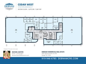 3109 Poplarwood Ct, Raleigh, NC à louer Plan d’étage– Image 1 sur 1