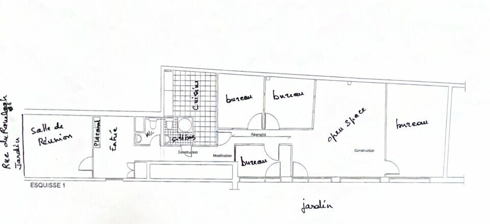 54 Rue Du Ranelagh, Paris à louer - Plan d’étage – Image 2 sur 5
