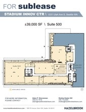 1531 Utah Ave S, Seattle, WA à louer Plan d’étage– Image 1 sur 1