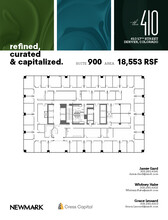 410 17th St, Denver, CO à louer Plan d’étage– Image 1 sur 1