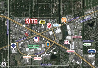 1242 Market Cir, Port Charlotte, FL - Vue aérienne  vue de carte