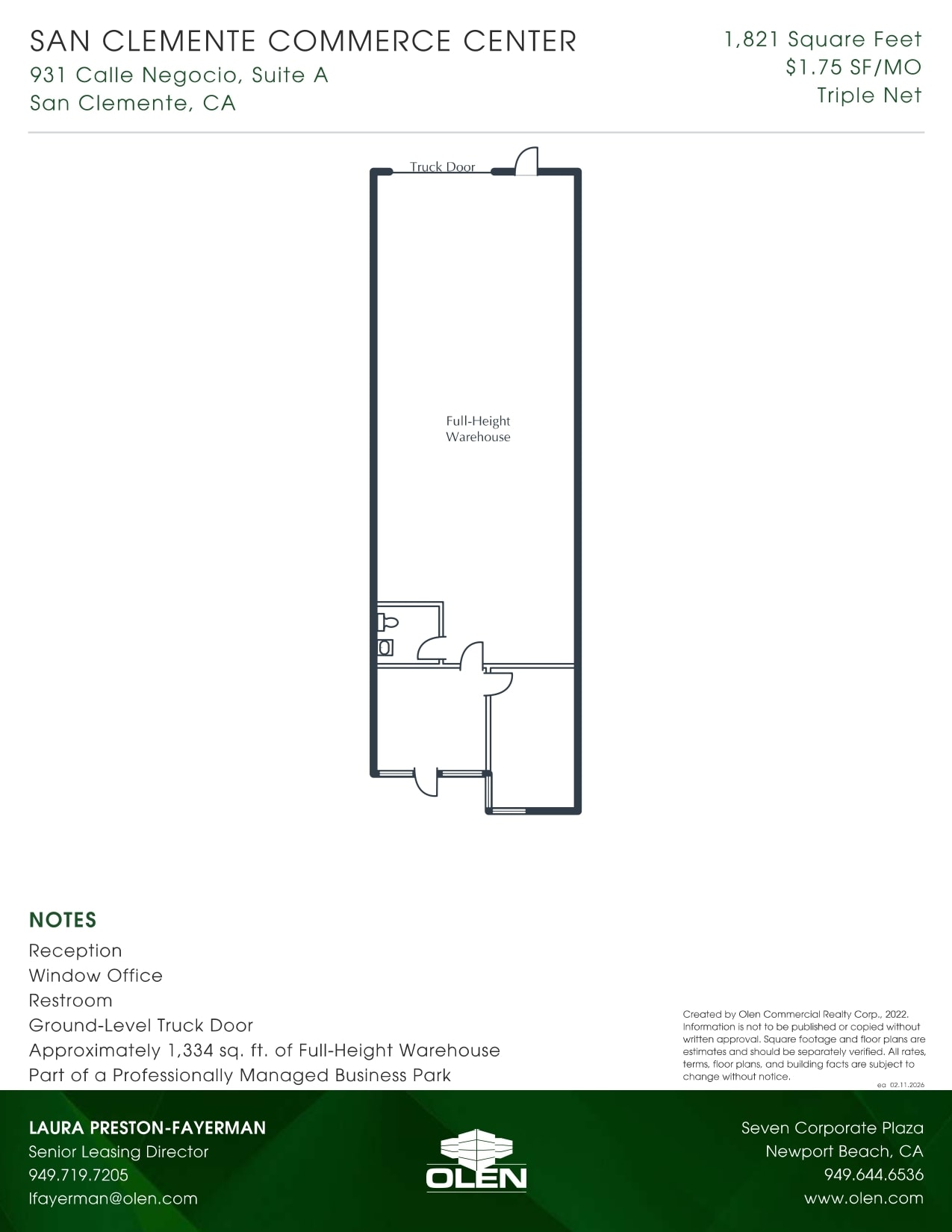 931 Calle Negocio, San Clemente, CA à louer Photo intérieure– Image 1 sur 1
