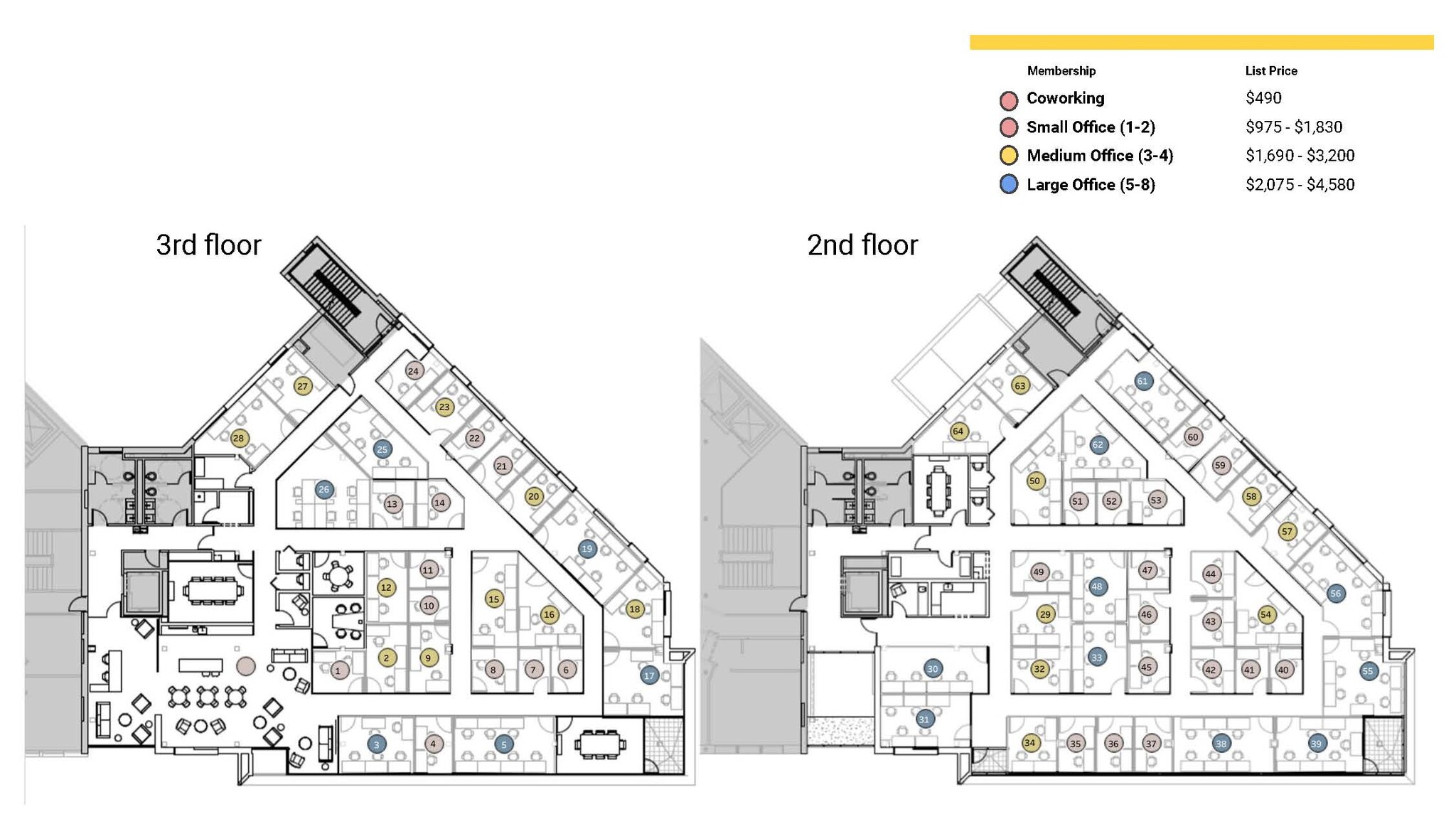 350 Massachusetts Ave, Indianapolis, IN à louer Plan d’étage– Image 1 sur 8