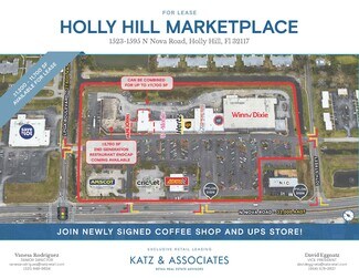 Plus de détails pour 1523-1595 N Nova Rd, Holly Hill, FL - Local commercial à louer