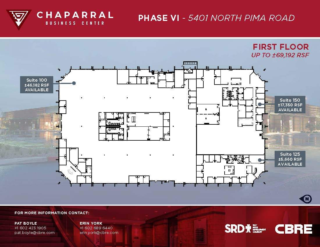8860 E Chaparral Rd, Scottsdale, AZ à louer Plan d’étage– Image 1 sur 1