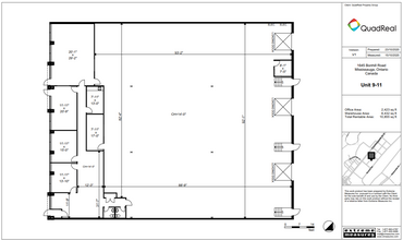 1645 Bonhill Rd, Mississauga, ON à louer Plan d’étage– Image 1 sur 1