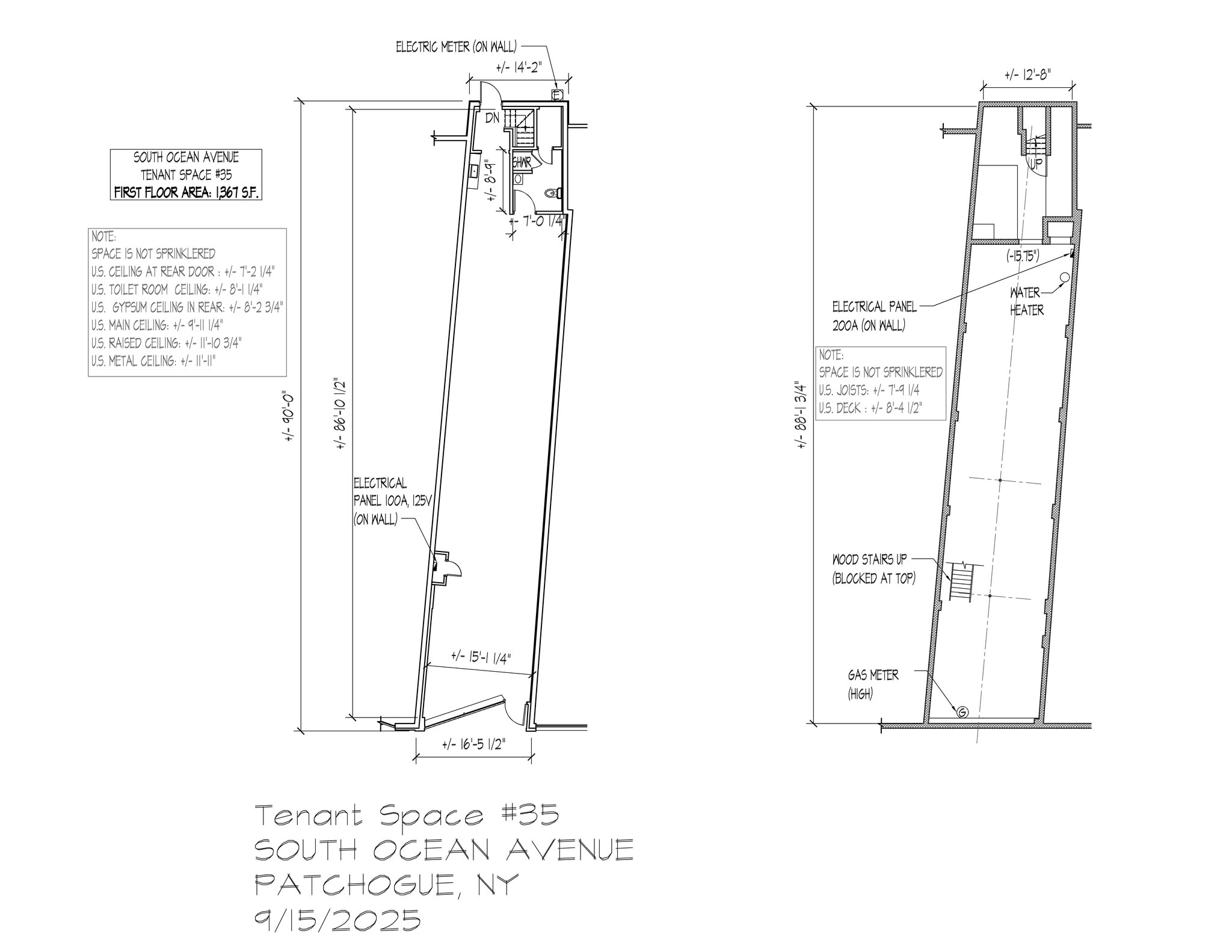 35-71 S Ocean Ave, Patchogue, NY à louer Plan de site– Image 1 sur 3