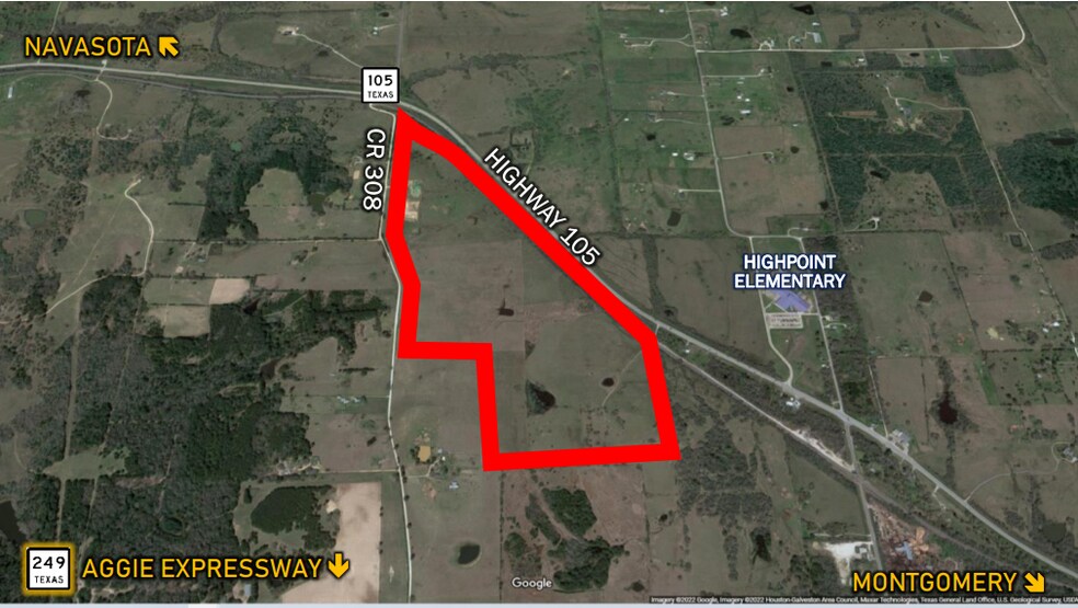 ± 39 Acres Near Highway 105, Navasota, TX à vendre - Photo de l’immeuble – Image 1 sur 2