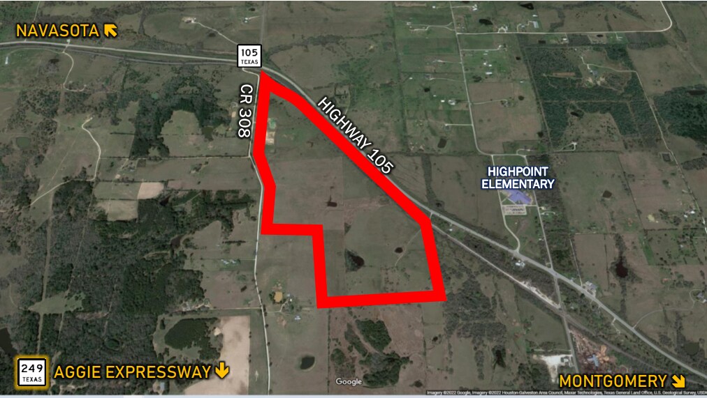 ± 39 Acres Near Highway 105, Navasota, TX à vendre Photo de l’immeuble– Image 1 sur 3