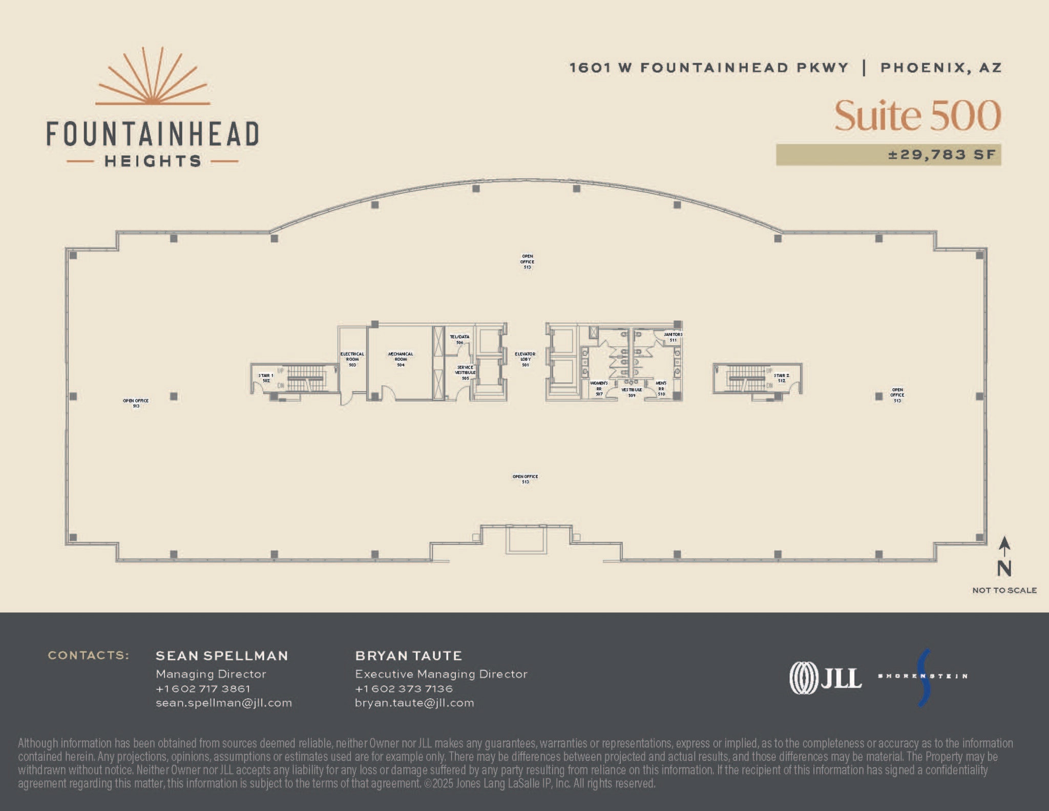 1601 W Fountainhead Pky, Tempe, AZ à louer Plan d’étage– Image 1 sur 1