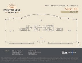 1601 W Fountainhead Pky, Tempe, AZ à louer Plan d’étage– Image 1 sur 1