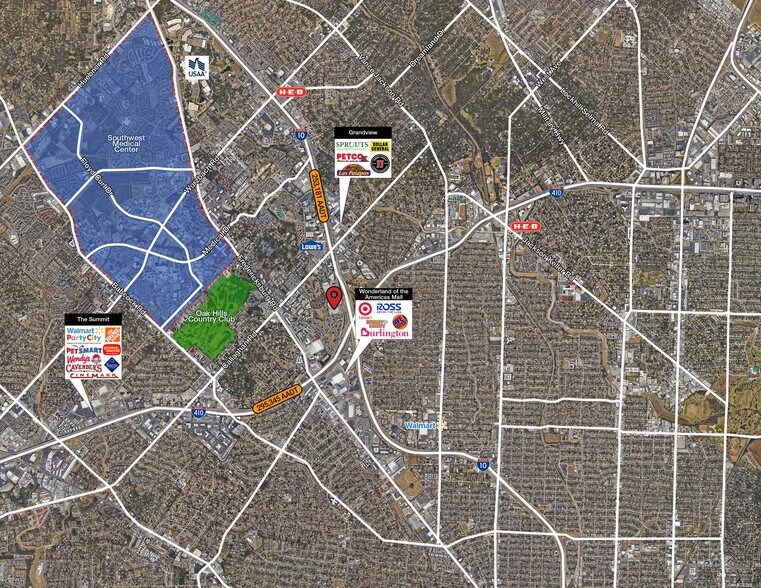 7530 W IH-10, San Antonio, TX à vendre - Aérien – Image 2 sur 2