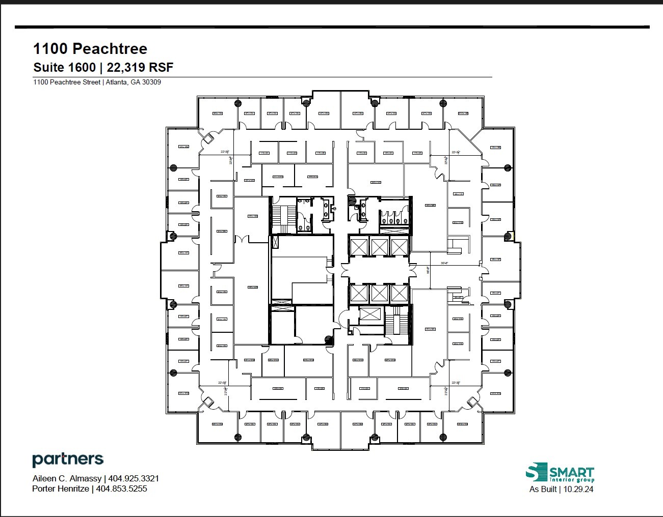 1100 Peachtree St Ne, Atlanta, GA à louer Plan d’étage– Image 1 sur 1