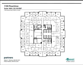 1100 Peachtree St Ne, Atlanta, GA à louer Plan d’étage– Image 1 sur 1