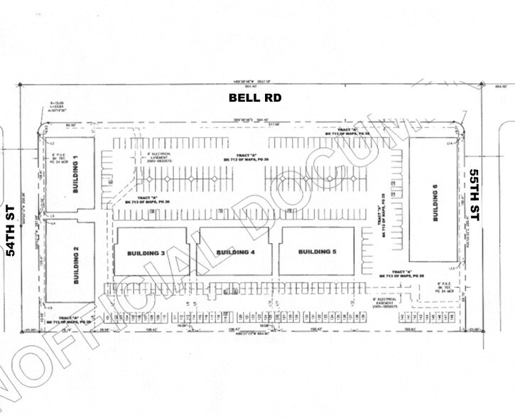 5425 E Bell Rd, Scottsdale, AZ à vendre - Plan cadastral – Image 2 sur 8