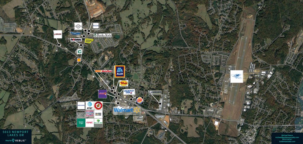 5013 Newport Lakes Drive, Rock Hill, SC à vendre - Aérien – Image 3 sur 3
