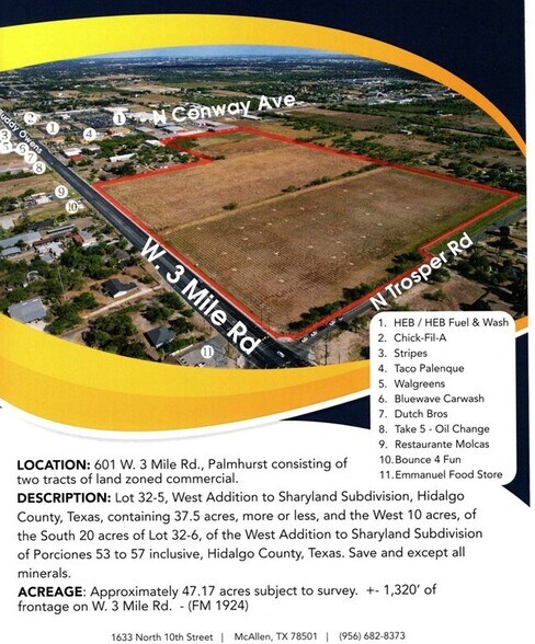 601 W Mile 3 Rd, Palmhurst, TX à vendre - Photo de l’immeuble – Image 1 sur 7