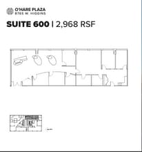 8765 W Higgins Rd, Chicago, IL à louer Plan d’étage– Image 1 sur 1