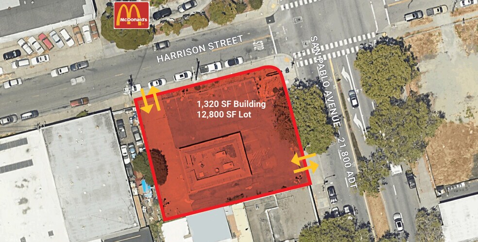 1200 San Pablo Ave, Berkeley, CA à louer - Aérien – Image 2 sur 8
