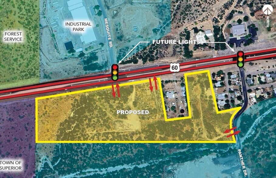 Mesquite Rd & US-60, Superior, AZ à louer - Aérien – Image 2 sur 3