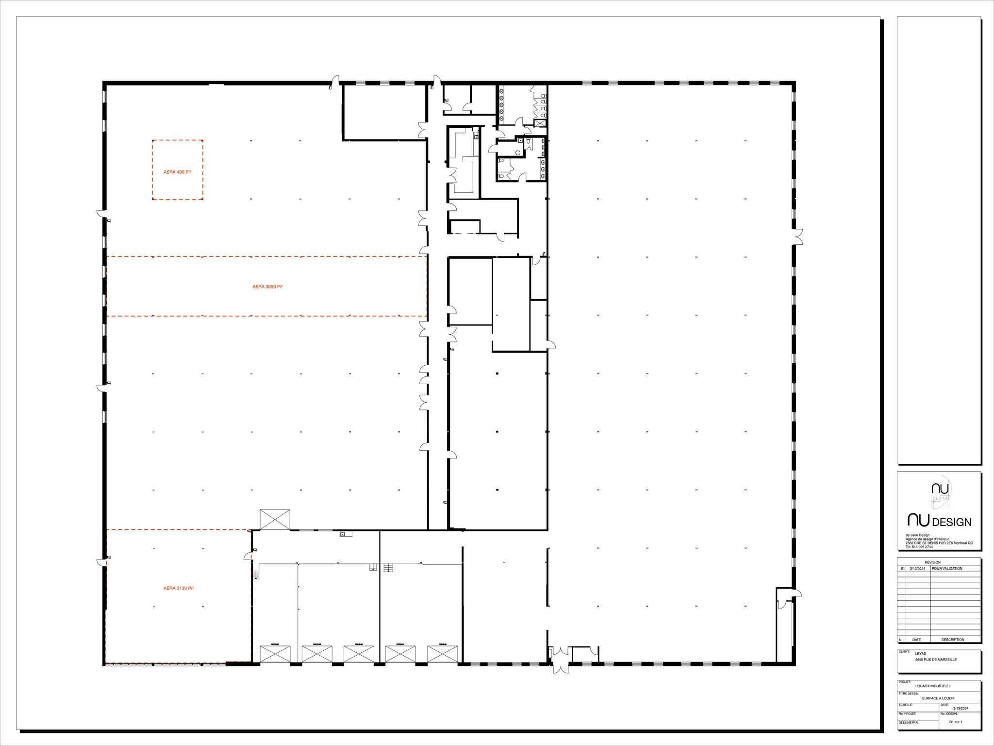 5655 Rue de Marseille, Montréal, QC à louer Plan de site– Image 1 sur 2