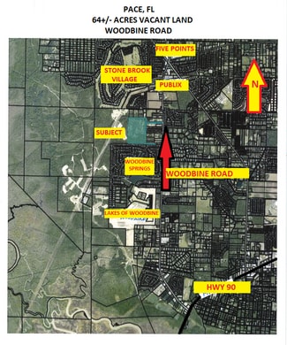 Plus de détails pour 5300 BLK Woodbine Road, Pace, FL - Terrain à vendre