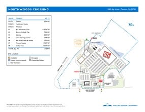 2100 Bay St, Taunton, MA à louer Plan de site– Image 1 sur 1