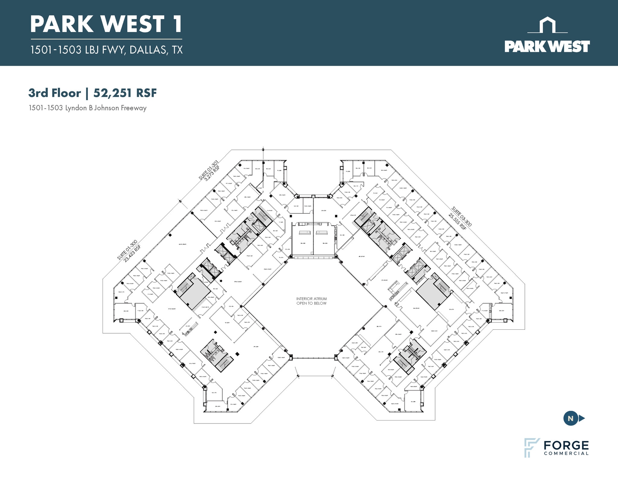 1501-1507 Lyndon B Johnson Fwy, Dallas, TX à louer Plan d’étage– Image 1 sur 1