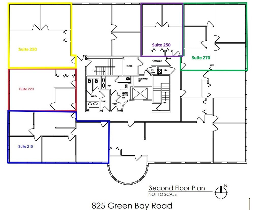 825 Green Bay Rd, Wilmette, IL à louer Plan d’étage– Image 1 sur 8