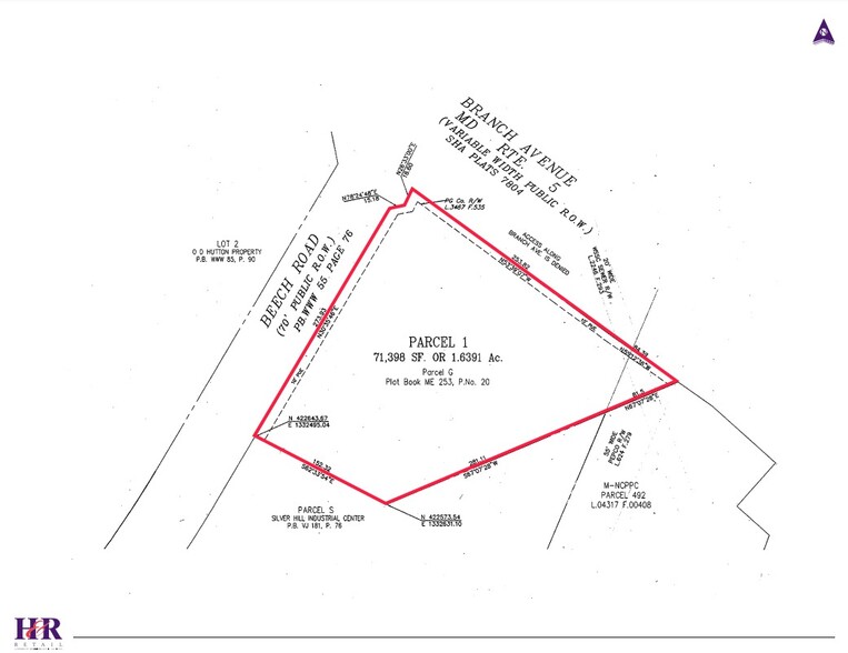 4625 Old Branch Ave, Marlow Heights, MD à louer - Plan cadastral – Image 2 sur 7