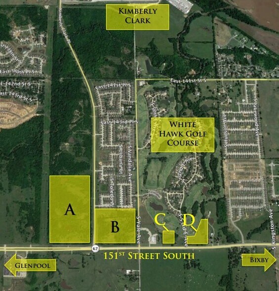 151st & Kimberly Clark Sites, Bixby, OK à vendre - Photo de l’immeuble – Image 1 sur 1