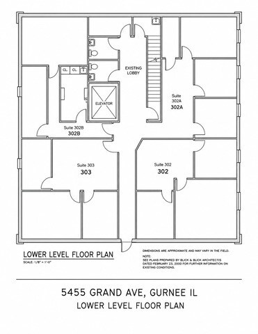 5455 W Grand Ave, Gurnee, IL à louer Plan d’étage– Image 1 sur 7