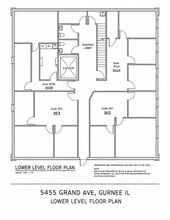 5455 W Grand Ave, Gurnee, IL à louer Plan d’étage– Image 1 sur 7