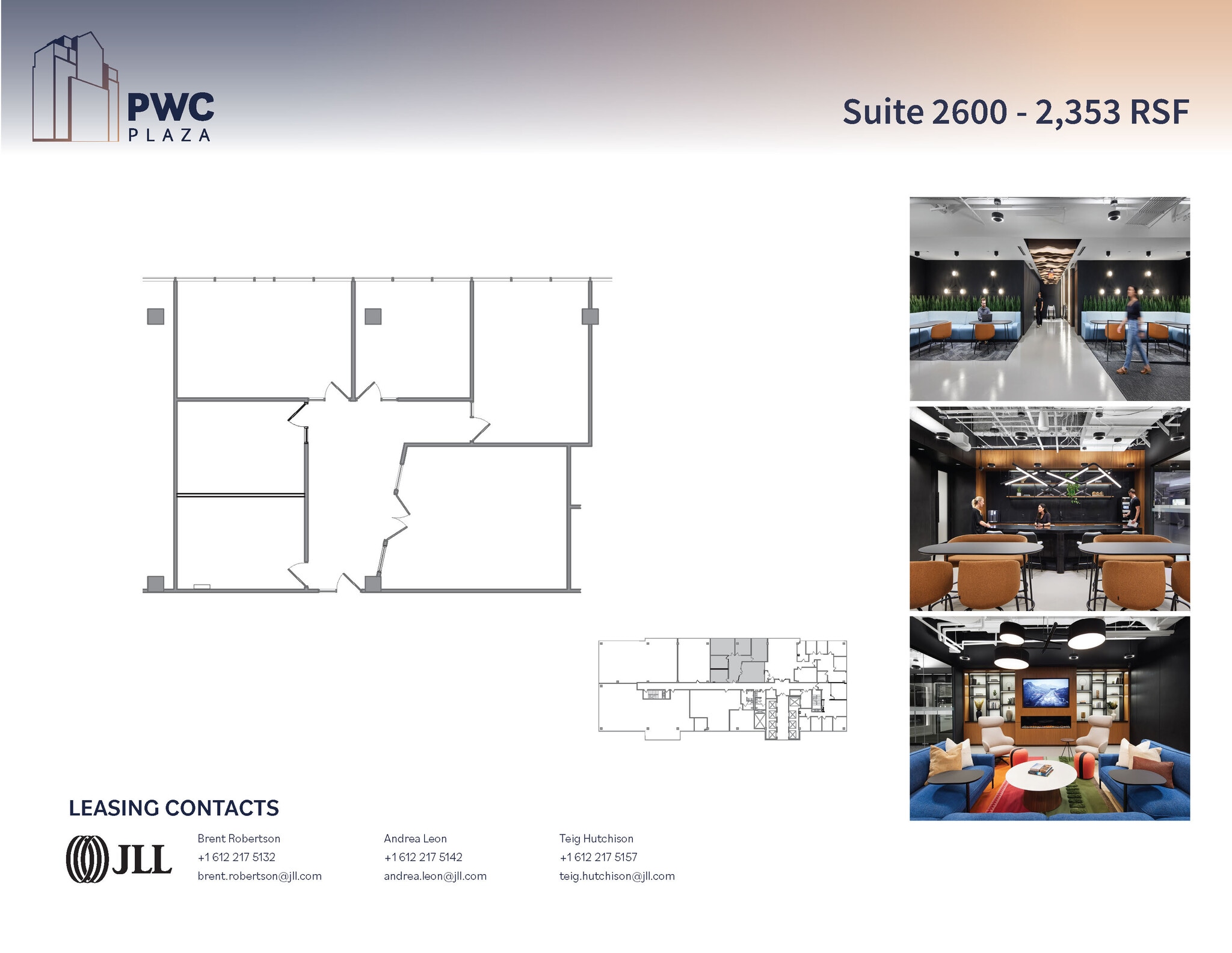 45 S 7th St, Minneapolis, MN à louer Plan d’étage– Image 1 sur 5
