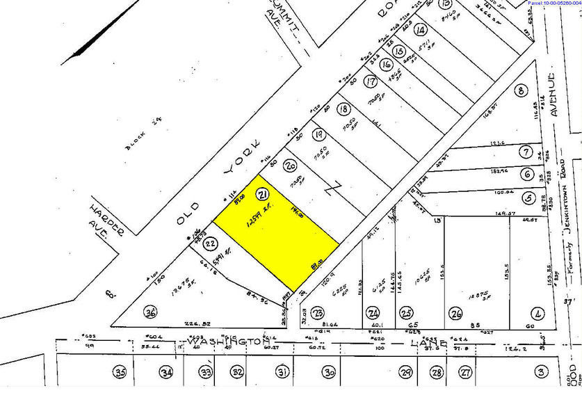 114 Old York Rd, Jenkintown, PA à vendre - Plan cadastral – Image 3 sur 5