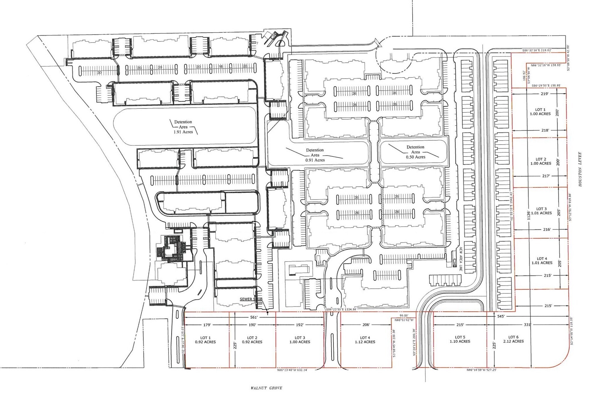 253 Houston Levee Road Rd, Cordova, TN à vendre Plan de site– Image 1 sur 4