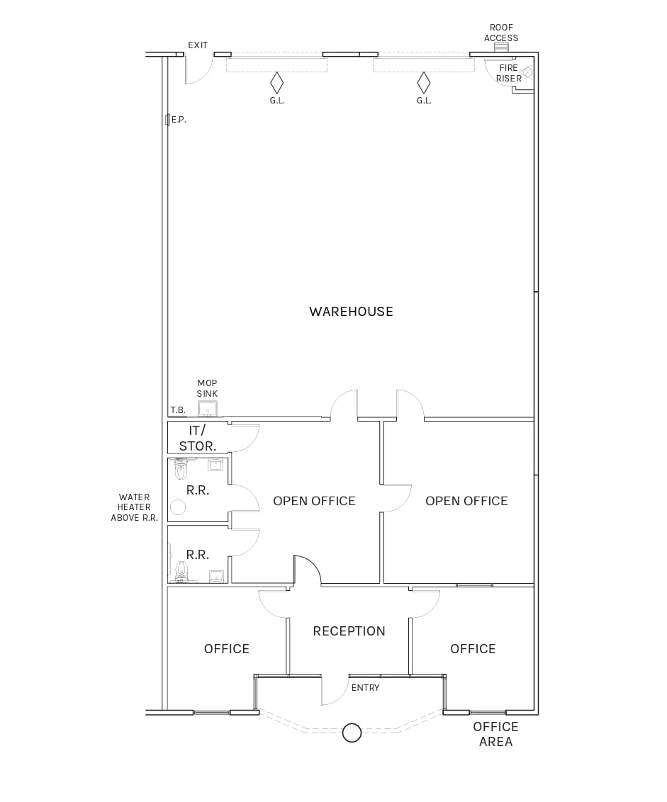 10700 Jersey Blvd, Rancho Cucamonga, CA à louer Plan d’étage– Image 1 sur 2