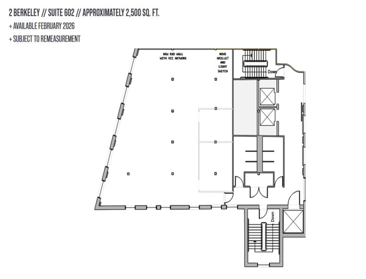 248-264 The Esplanade, Toronto, ON à louer Plan d’étage– Image 1 sur 1
