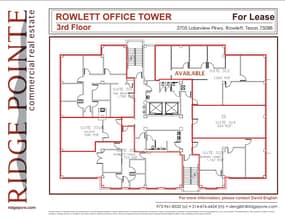3705 Lakeview Pkwy, Rowlett, TX à louer Plan d’étage– Image 1 sur 1