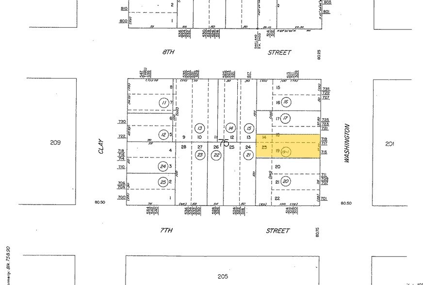 717 Washington St, Oakland, CA à louer - Plan cadastral – Image 2 sur 7