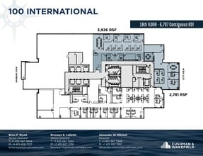 100 International Dr, Baltimore, MD à louer Plan d’étage– Image 1 sur 1