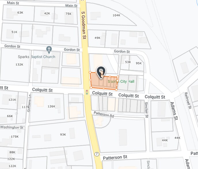 103 Colquitt, Sparks, GA à vendre - Plan cadastral – Image 2 sur 2