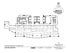 5555 Glenridge Connector, Atlanta, GA à louer Plan d’étage– Image 1 sur 1