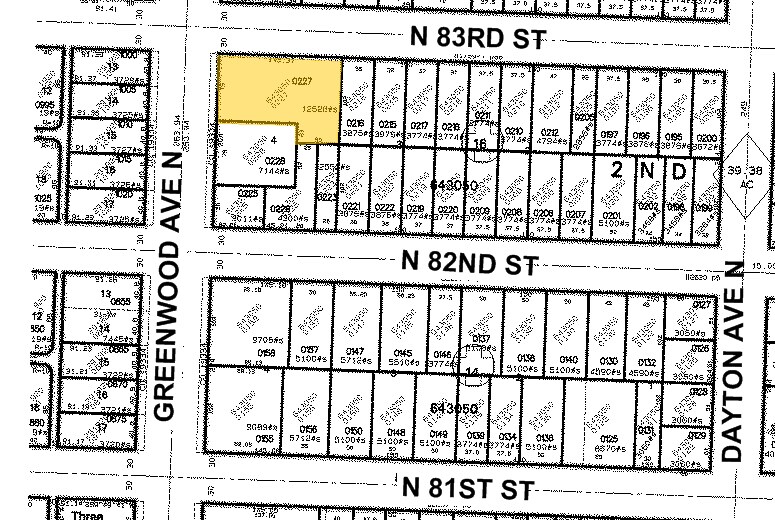8212-8218 Greenwood Ave N, Seattle, WA à louer - Plan cadastral – Image 3 sur 21