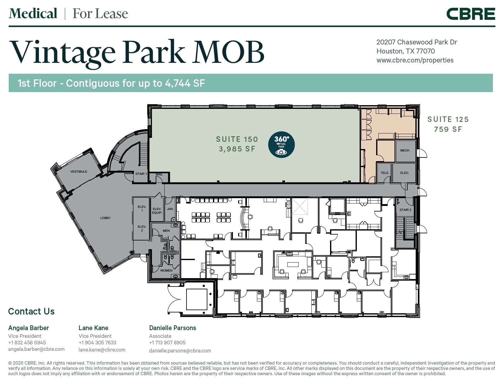 20207 Chasewood Park Dr, Houston, TX à louer Plan d’étage– Image 1 sur 1