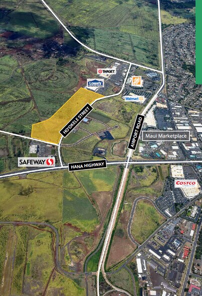 Hookele St & Pulehu St, Kahului, HI à vendre - Aérien – Image 1 sur 2