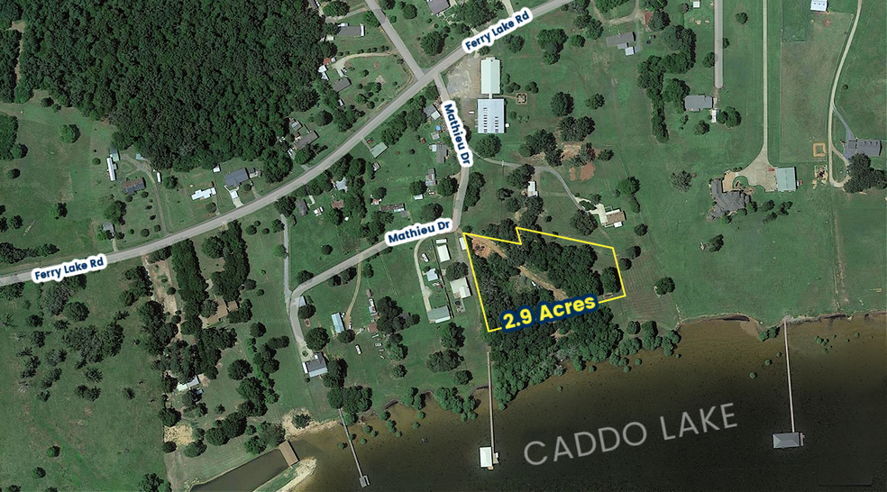 1900 Bk Of Mathieu Dr, Oil City, LA à vendre - Plan de site – Image 1 sur 1