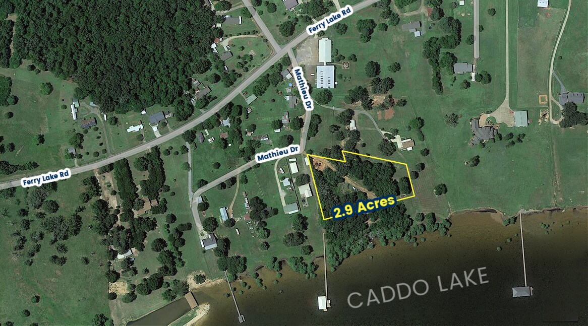 1900 Bk Of Mathieu Dr, Oil City, LA à vendre Plan de site– Image 1 sur 2