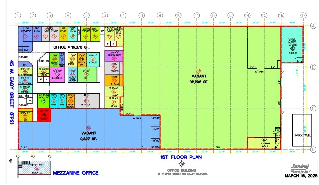 45 W Easy St, Simi Valley, CA à louer Plan d’étage– Image 1 sur 2